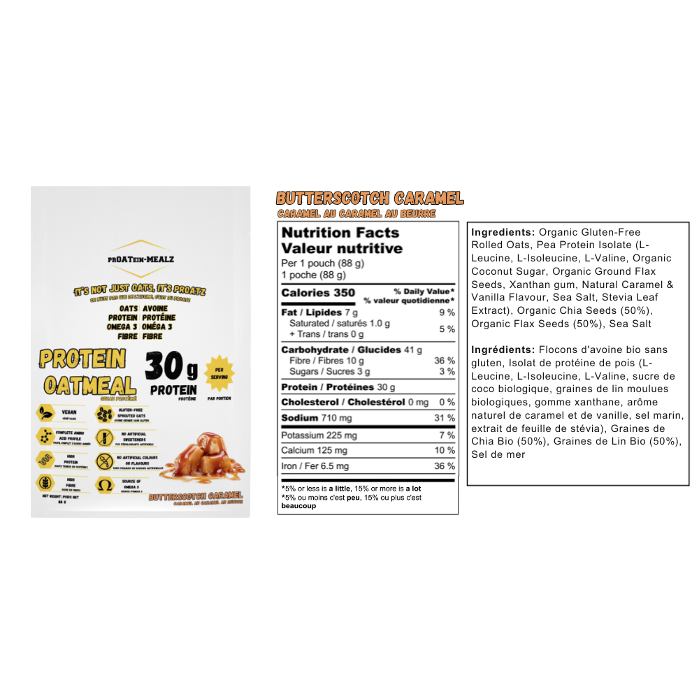 High Protein Oatmeal - Single Packs