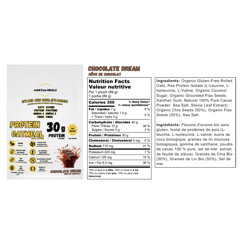 High Protein Oatmeal - Single Packs