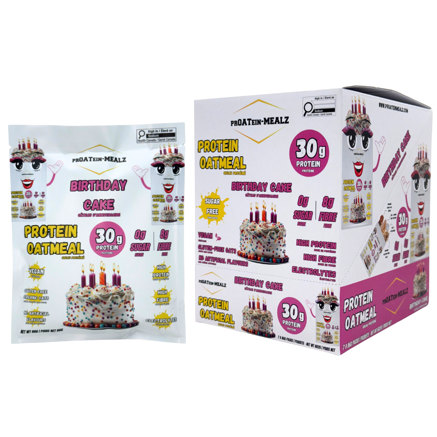 High Protein Oatmeal Box of 7