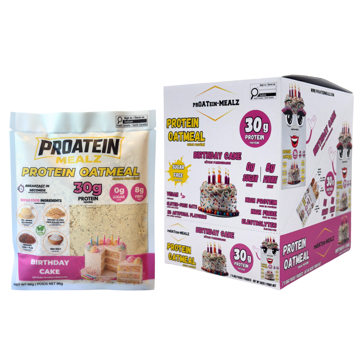 High Protein Oatmeal Box of 7