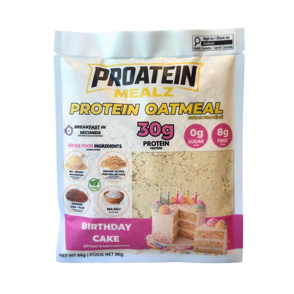 High Protein Oatmeal Single Packs
