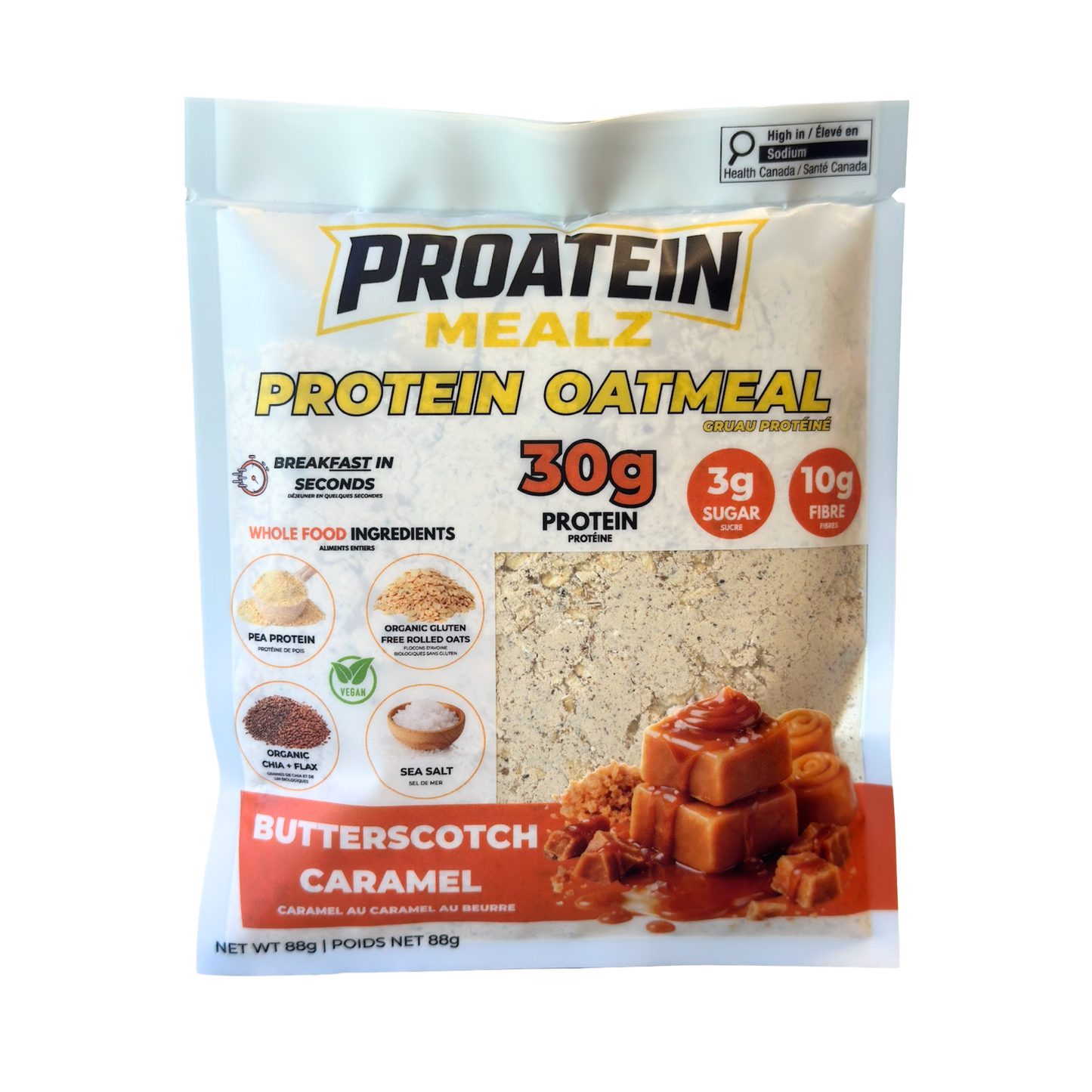 High Protein Oatmeal Single Packs