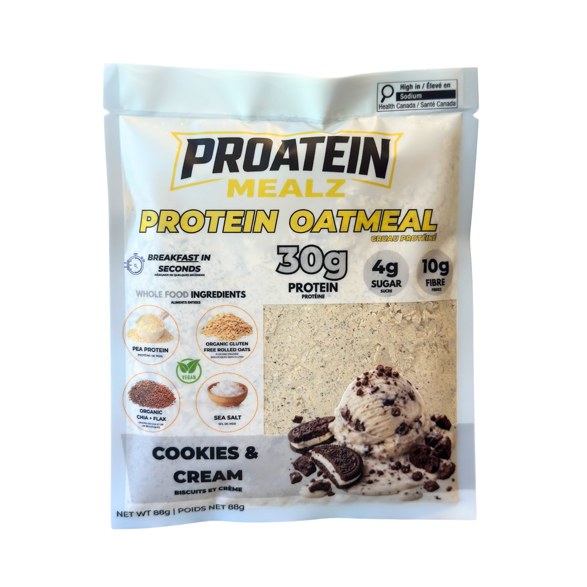 High Protein Oatmeal Single Packs