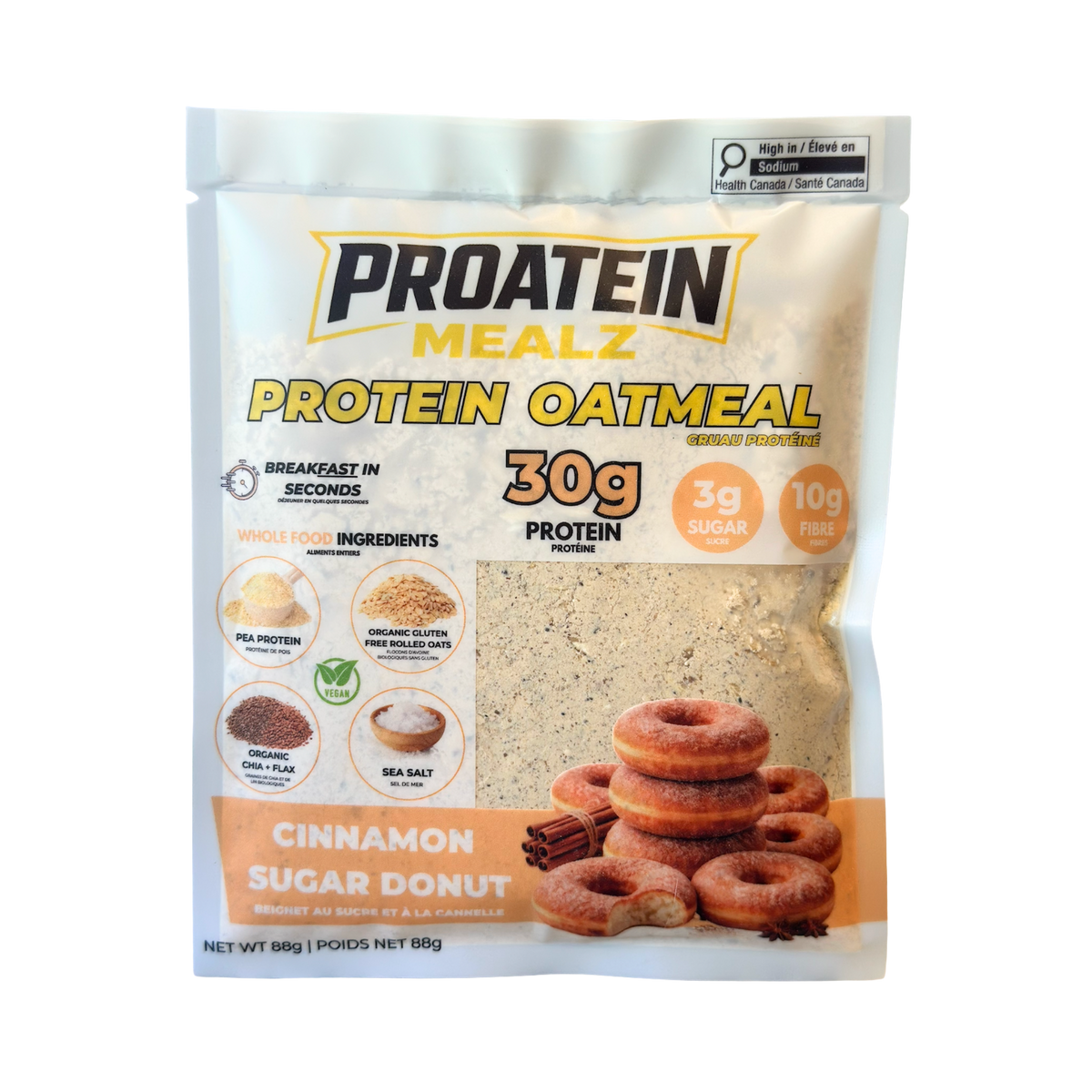 High Protein Oatmeal Single Packs