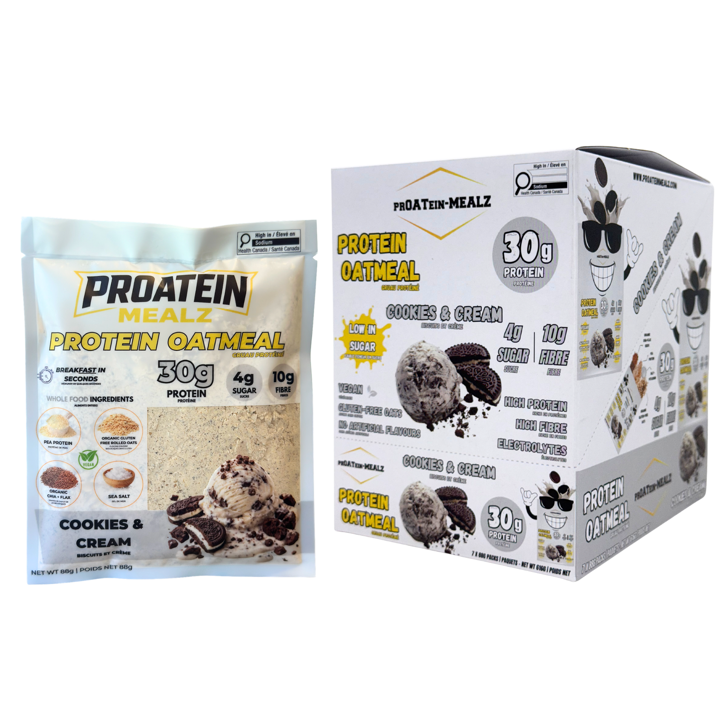 High Protein Oatmeal Box of 7