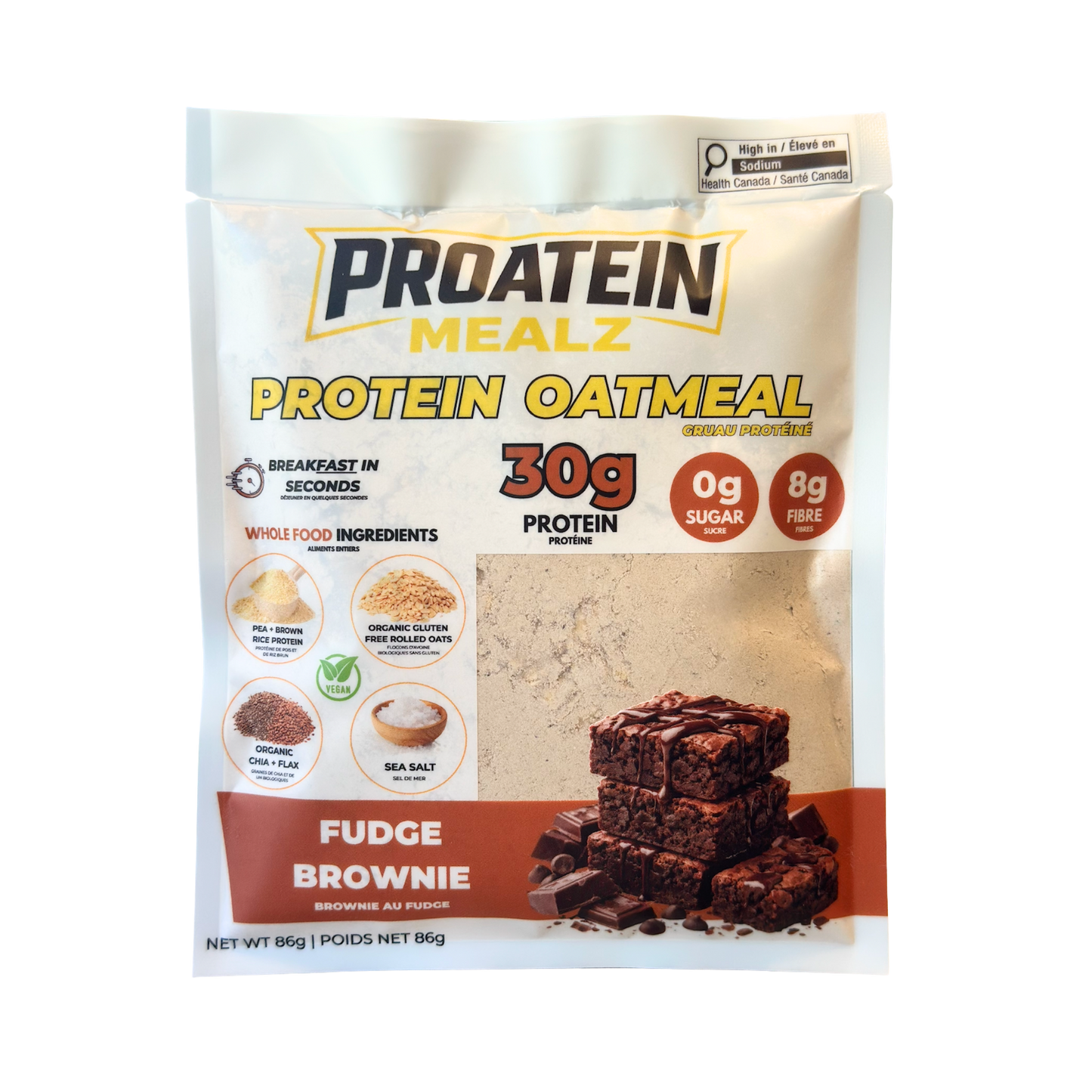 High Protein Oatmeal Single Packs