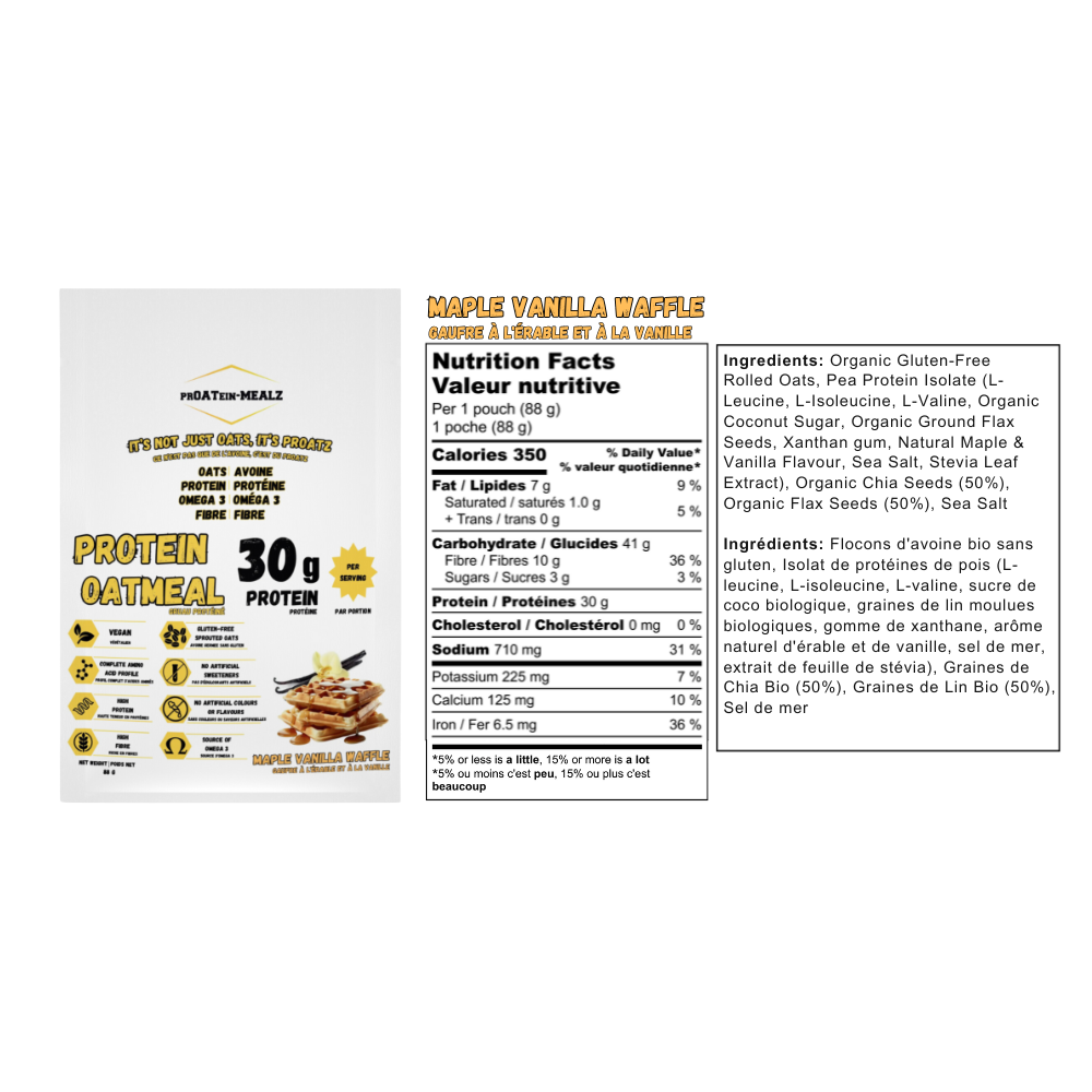 High Protein Oatmeal - Single Packs