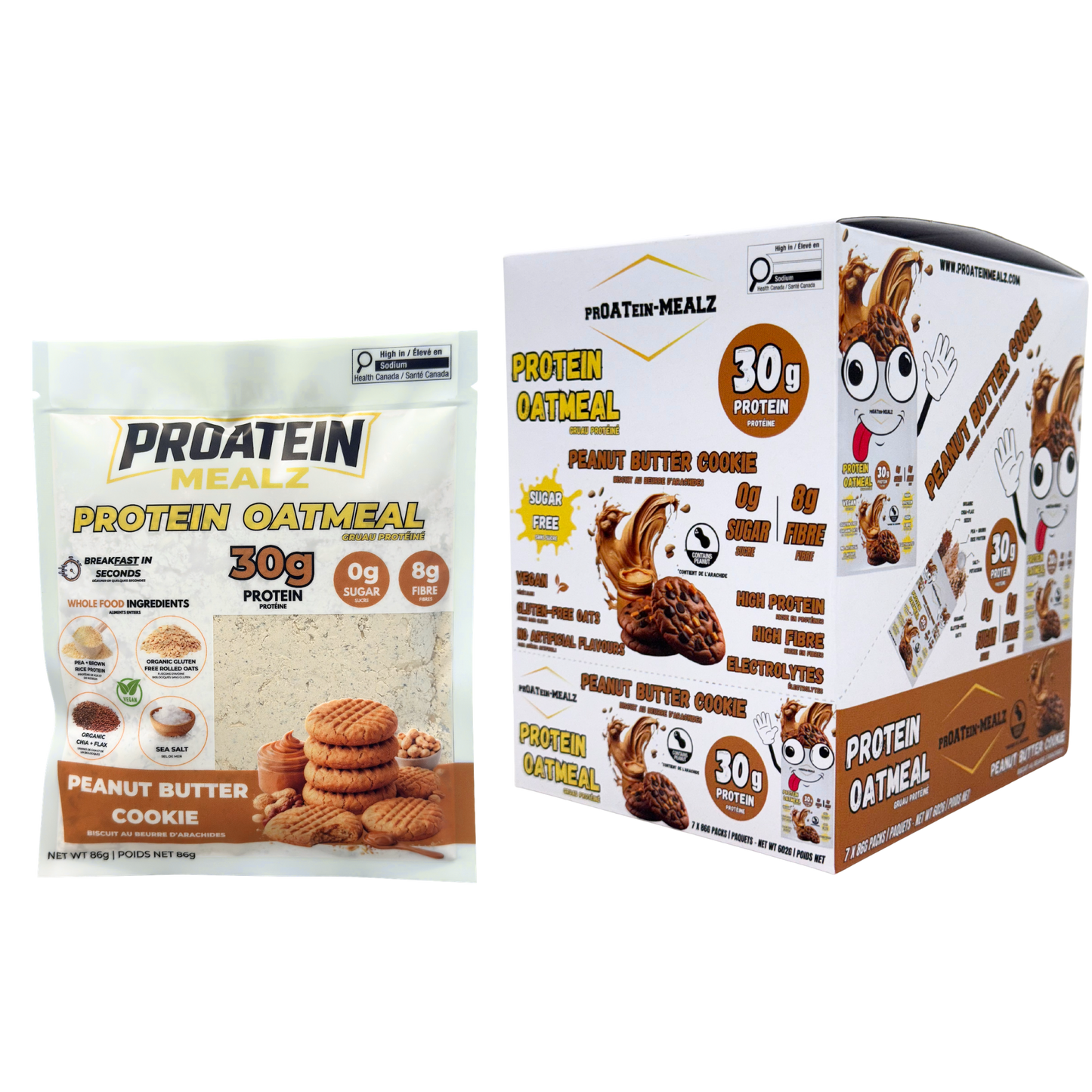 High Protein Oatmeal Box of 7