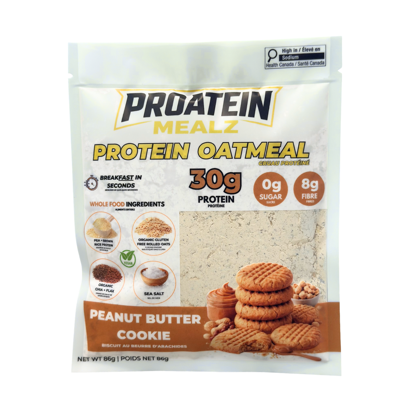 High Protein Oatmeal Single Packs